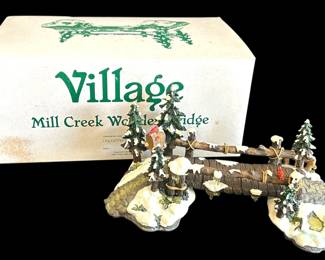 Dept 56 Mill Creek Wooden Bridge