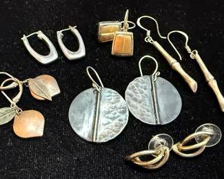 Six Pairs Of Earrings