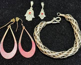 Silver Braided Bracelet Other Pieces