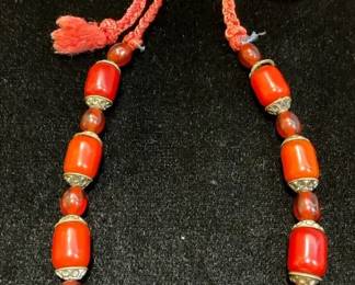 Tube Coral Necklace Strand
