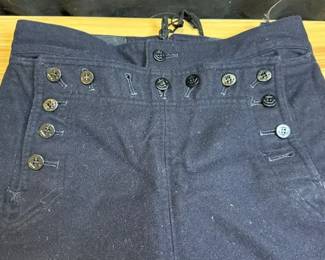 Vintage Wool US Navy Sailor Pants