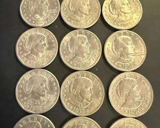 Susan B Anthony 1979B 1979P Coins