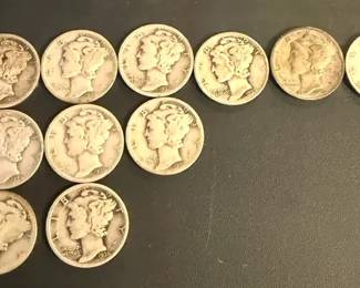 Mercury Dimes.