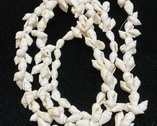 Necklace Strand of White Sea Shells