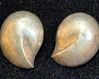 Sterling Clip Earrings