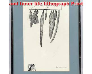Lot 407 Louise Bourgeois Sheaves and Inner life lithograph Print 