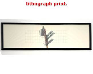 Lot 420 Richard Tuttle offset lithograph print. 