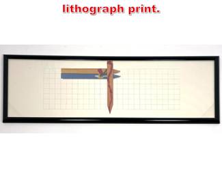 Lot 417 Richard Tuttle offset lithograph print. 