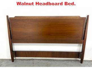 Lot 228 Kipp Stewart Full Size Walnut Headboard Bed. 