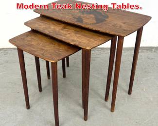Lot 333 Jason Ringsted Danish Modern Teak Nesting Tables. 