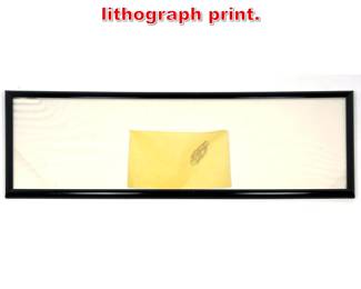 Lot 423 Richard Tuttle offset lithograph print. 
