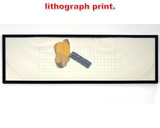 Lot 424 Richard Tuttle offset lithograph print. 