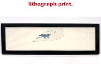 Lot 421 Richard Tuttle offset lithograph print. 