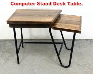 Lot 344 Contemporary Bilevel Computer Stand Desk Table. 