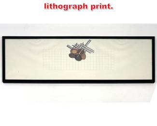 Lot 425 Richard Tuttle offset lithograph print. 