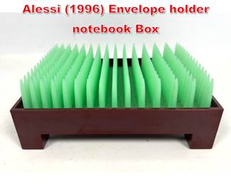 Lot 265 Philippe Starck Officina for Alessi 1996 Envelope holder notebook Box