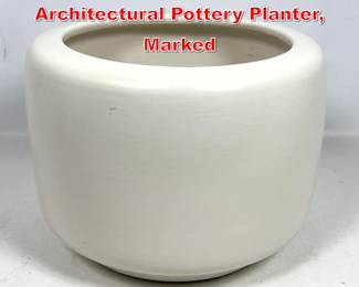 Lot 17 John Follis AP California Architectural Pottery Planter, Marked