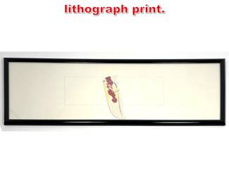 Lot 422 Richard Tuttle offset lithograph print. 