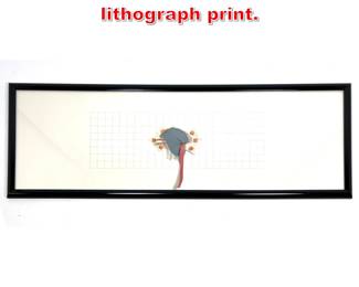 Lot 419 Richard Tuttle offset lithograph print. 