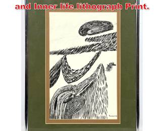 Lot 409 Louise Bourgeois Sheaves and Inner life lithograph Print. 