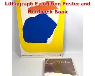 Lot 301 Helen Frankenthaler Lithograph Exhibition Poster and Hardback Book
