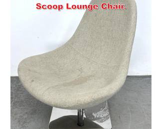 Lot 465 Contemporary Modern Scoop Lounge Chair. 