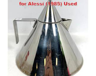 Lot 298 Aldo Rossi il Conico Kettle for Alessi 1985 Used 