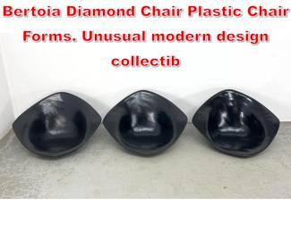 Lot 498 Vintage Mid Century Knoll Bertoia Diamond Chair Plastic Chair Forms. Unusual modern design collectib
