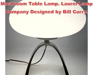 Lot 28 Mid Century Modern Mushroom Table Lamp. Laurel Lamp Company Designed by Bill Curry.