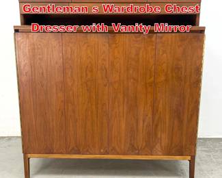 Lot 201 Paul McCobb Calvin Gentleman s Wardrobe Chest Dresser with Vanity Mirror