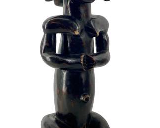 Carved Wooden Tribal Figure Sculpture

