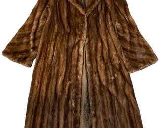 H.A. Canadian Mink Fur Winter Coat
