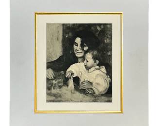 After Pierre Auguste Renoir Lithograph
