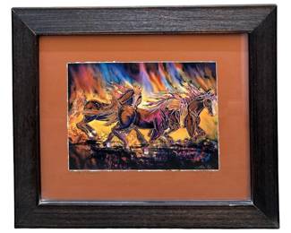 Signed Linda Pirri “A Fiery Passion" Print

