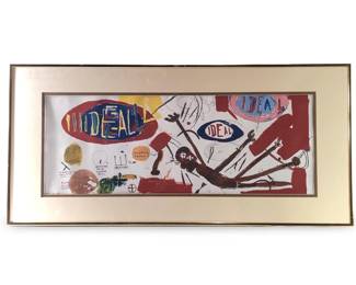 Jean-Michel Basquiat Ideal Abstract Serigraph
