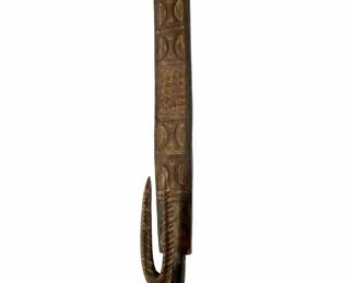 Carved Wooden African Mossi Mask
