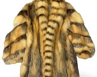 Hannah Golden Faux Fur Winter Coat
