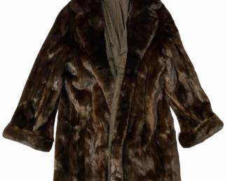 Espresso Faux Fur Winter Coat

