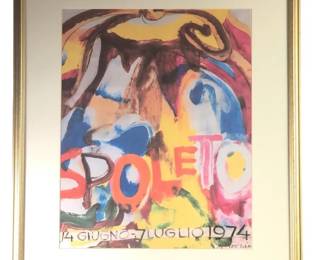Willem DeKooning Spoleto Abstract Serigraph
