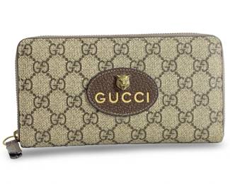 Gucci Neo GG Supreme Vintage Wallet Men Leather
