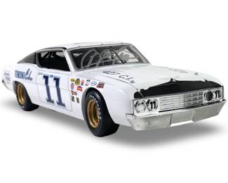 Signed AJ Foyt 1:24 1969 Torino Cobra Die Cast Car
