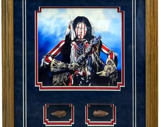 JD Challenger “Judgement" Print&Arrowhead Collage
