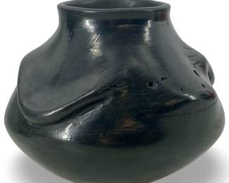 Small Blackware Pottery Vase
