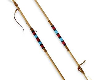 Pair of Native American Wooden Arrows
