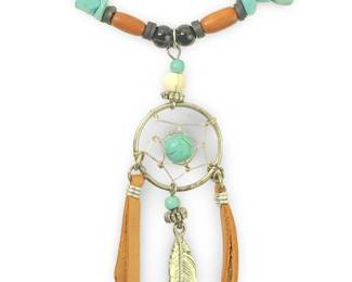 Native American Dream Catcher Necklace
