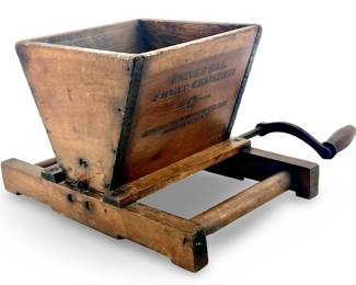 Vintage Wooden Universal Fruit Crusher
