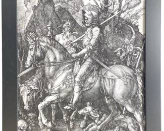 "Knight, Death, &the Devil" Albrecht Dürer Print
