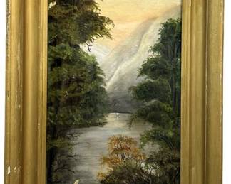 Signed Phool Oil on Canvas
