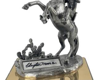 Michael Ricker Clayton Moore Pewter Lone Ranger
