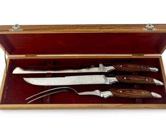 3pc Japanese Meat Carving Cutlery Set
